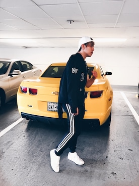 「menswear」｜「アイテム（MA-1）」を使った、Emanuel さん（メンズ・175cm）の夏コーディネート