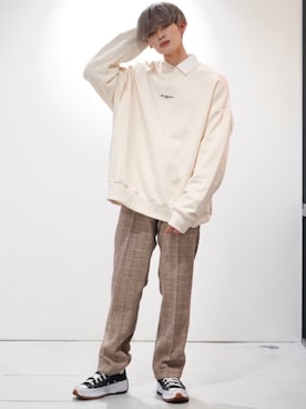 「TRIP LE SENS（トリップ ル センス）のアイテム」を使った、せっきーさん（メンズ・174cm）の冬コーディネート