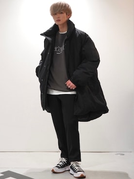 「ALAND（エーランド）のアイテム（ジャケット/アウター）」を使った、せっきーさん（メンズ・174cm）の冬コーディネート