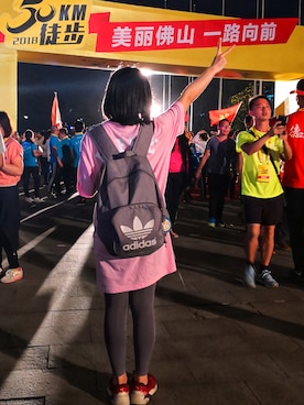 「XPXのアイテム」を使った、咕咕君さん（レディース・158cm）の春コーディネート