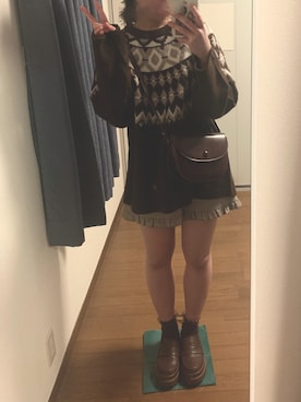 nne☺︎︎さん(レディース・160cm)の秋コーディネート