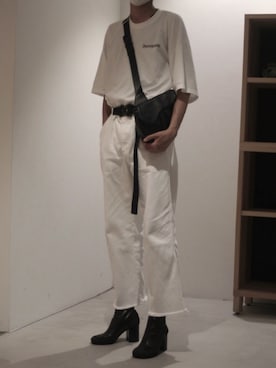 「RANDOM IDENTITIES（ランダムアイデンティティーズ）のアイテム（シューズ）」を使った、ka__kun56さん（メンズ・180cm）の夏コーディネート