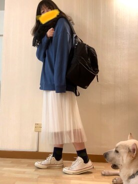 「HOMEMADEのアイテム」を使った、misanさん（レディース・165cm）の冬コーディネート