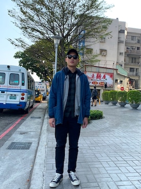 「PULL&BEAR（プルアンドベア）のアイテム（トップス）」を使った、KCW🇹🇼さん（メンズ・175cm）の冬コーディネート