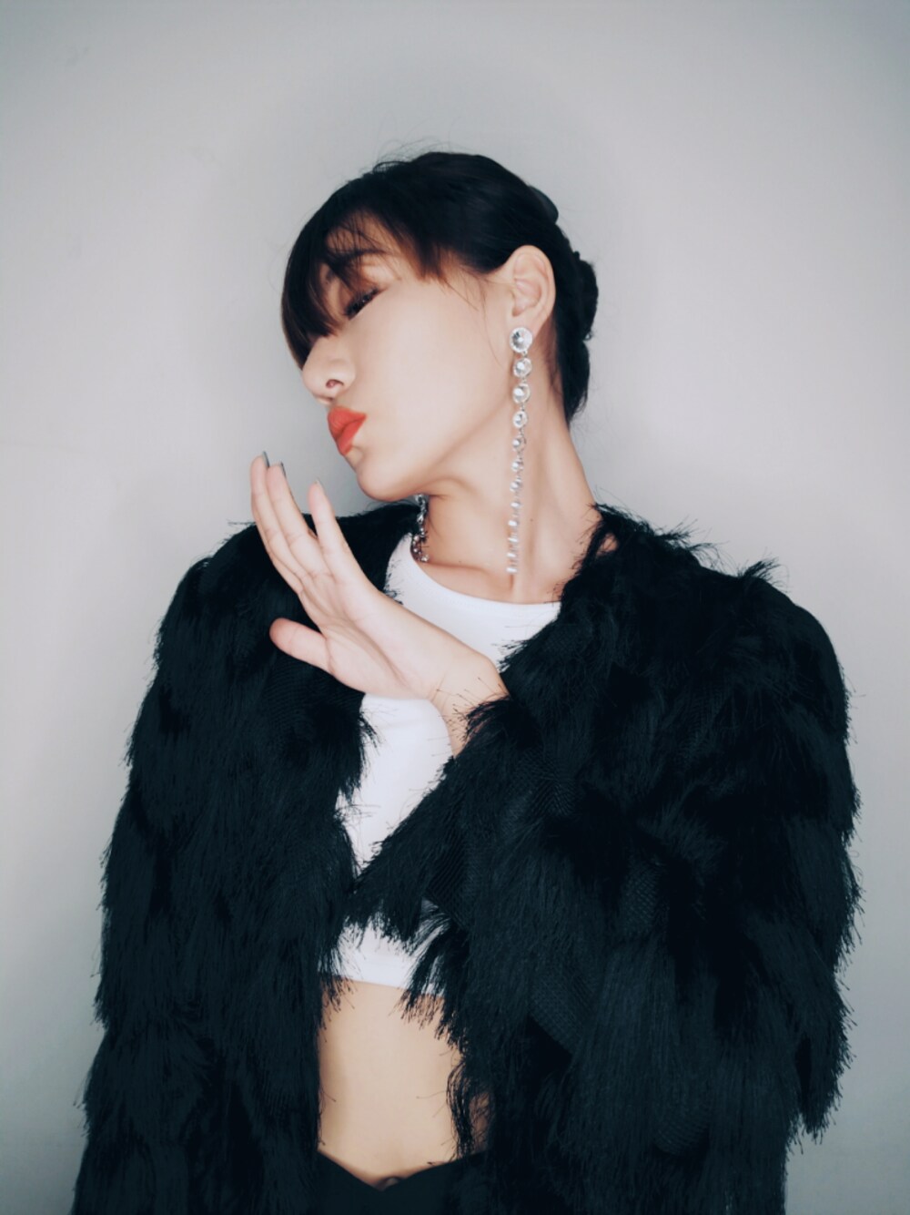 「Bershkaのアイテム（ブルゾン、ブラック系）」を使った、Sabrina小帆姐さん（レディース・170cm）の秋コーディネートの1枚目の写真