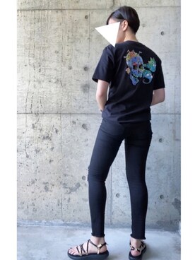 「ADEXE（アデクス）のアイテム」を使った、ﾐ_saki ‪さん（レディース・162cm）の夏コーディネート