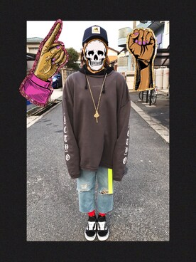 SKNYさん（レディース・159cm）の冬コーディネート