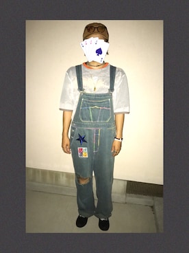 「Faith（-）のアイテム（Tシャツ/カットソー）」を使った、SKNYさん（レディース・159cm）の夏コーディネート