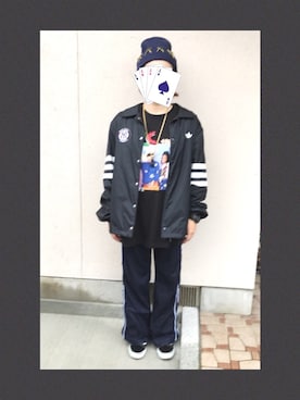 「AMBUSH（アンブッシュ）のアイテム（ブレスレット）」を使った、SKNYさん（レディース・159cm）の秋コーディネート