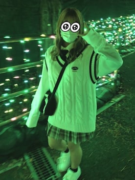 「CLOTTY（クロッティ）のアイテム」を使った、つくしさん（レディース・146cm）の秋コーディネート