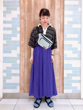 「色遊び」｜yoshikaさん（レディース・155cm）の夏コーディネート