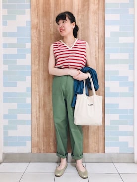 「色遊び」｜yoshikaさん（レディース・155cm）の夏コーディネート