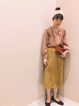 「Te chichi TERRASSE（テチチテラス）のアイテム（その他シューズ）」を使った、yoshikaさん（レディース・155cm）の秋コーディネート