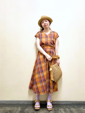 「色遊び」｜yoshikaさん（レディース・155cm）の春コーディネート