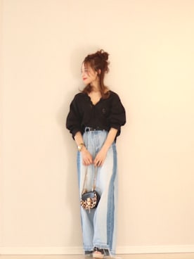 田中亜希子さん（レディース・145cm）の春コーディネート