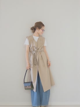田中亜希子さん（レディース・145cm）の夏コーディネート