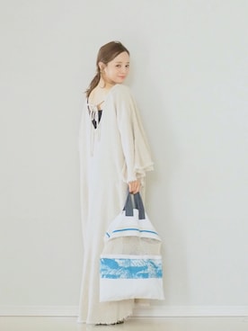 「caban（キャバン）のアイテム」を使った、田中亜希子さん（レディース・145cm）の夏コーディネート