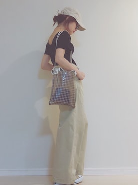 田中亜希子さん(レディース・145cm)の夏コーディネート