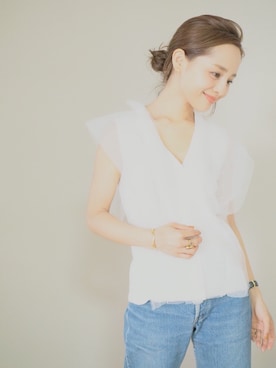 田中亜希子さん(レディース・145cm)の夏コーディネート