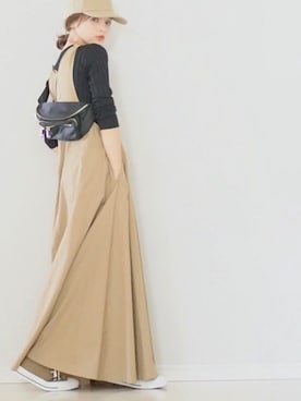 田中亜希子さん(レディース・145cm)の秋コーディネート