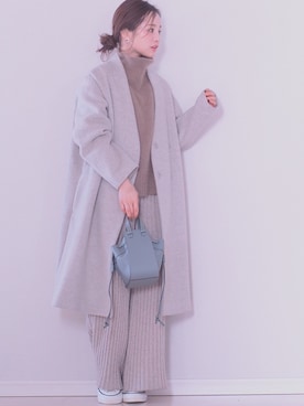 「JOURNAL STANDARD relume（ジャーナルスタンダード　レリューム）のアイテム（その他アウター）」を使った、田中亜希子さん（レディース・145cm）の冬コーディネート