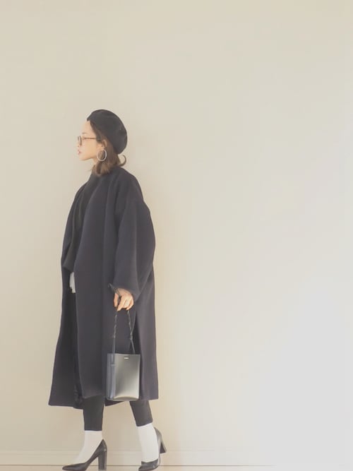 大人気完売❢交渉可❢ドゥーズィエムクラス lambウールコート ネイビー Deuxieme Classe（ドゥーズィエムクラス）の「LAMB コート◇（その他