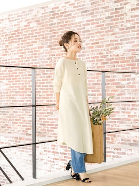 「ワッフル」｜田中亜希子さん（レディース・145cm）の春コーディネート