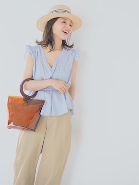 田中亜希子さん（レディース・145cm）の夏コーディネート