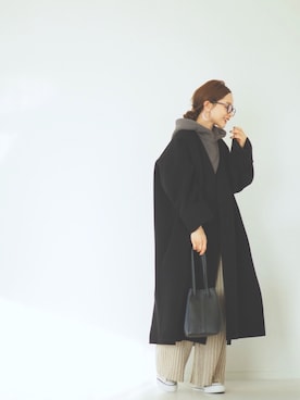 田中亜希子さん(レディース・145cm)の冬コーディネート