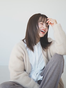 田中亜希子さん（レディース・145cm）の冬コーディネート