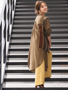 田中亜希子さん（レディース・145cm）の春コーディネート