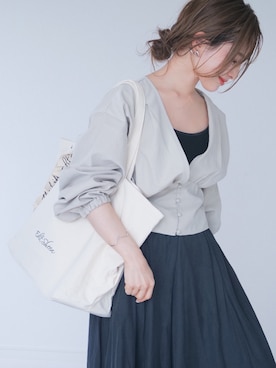 田中亜希子さん（レディース・145cm）の春コーディネート