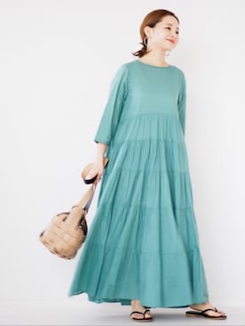 田中亜希子さん（レディース・145cm）の春コーディネート