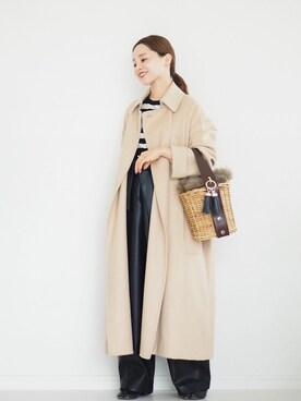 ATON（エイトン）LODEN COAT/ローデンコートを使った人気ファッション