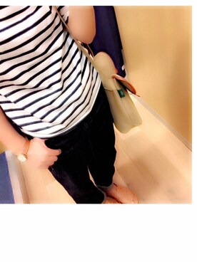 「CHAMULA（チャムラ）のアイテム」を使った、Rさん（レディース・153cm）の夏コーディネート