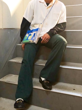 「SECOND LAB.（セカンド ラブ）のアイテム」を使った、むろはんさん（メンズ・174cm）の春コーディネート