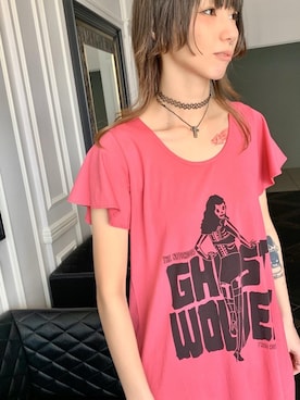 「パンクコーデ」｜「アイテム（ワンピース/ドレス）」を使った、Nuttyさん（レディース・157cm）の春コーディネート