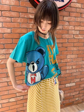 「アイテム（グラス/マグカップ/タンブラー）」を使った、Nuttyさん（レディース・157cm）の春コーディネート