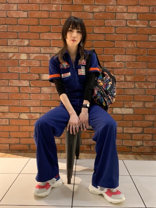 hysteric glamour ジャンプスーツ　ツナギ 希少ヒステリックグラマー つなぎ オールインワン ジャンプ