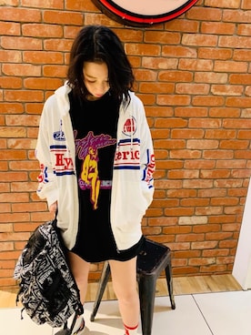 「MEDICOMTOY」｜Nuttyさん（レディース・157cm）の夏コーディネート