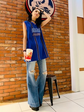 Nuttyさん（レディース・157cm）の夏コーディネート