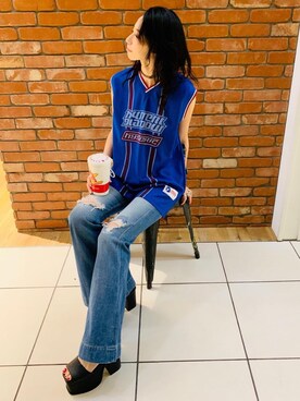 Nuttyさん（レディース・157cm）の夏コーディネート