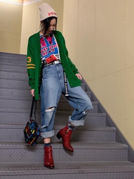 Nuttyさん（レディース・157cm）の秋コーディネート