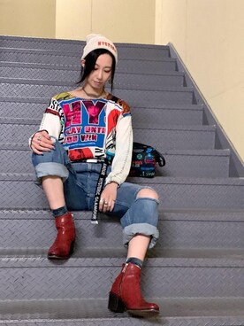 Nuttyさん（レディース・157cm）の秋コーディネート