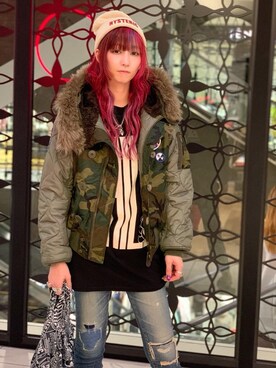 Nuttyさん（レディース・157cm）の冬コーディネート