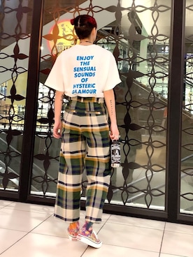 「HYSTERIC GLAMOUR（ヒステリックグラマー）のアイテム（食器/キッチン）」を使った、Nuttyさん（レディース・157cm）の春コーディネート