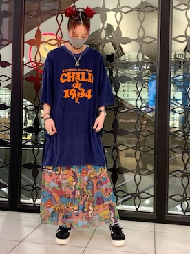 Nuttyさん（レディース・157cm）の夏コーディネート