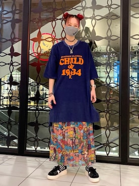 Nuttyさん（レディース・157cm）の夏コーディネート