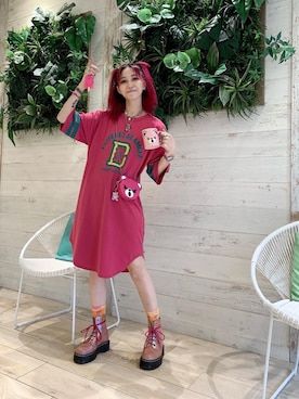 「HYSTERIC GLAMOUR（ヒステリックグラマー）のアイテム（食器/キッチン）」を使った、Nuttyさん（レディース・157cm）の夏コーディネート