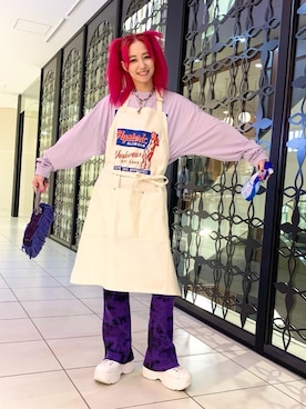 「HYSTERIC GLAMOUR（ヒステリックグラマー）のアイテム（食器/キッチン）」を使った、Nuttyさん（レディース・157cm）の秋コーディネート